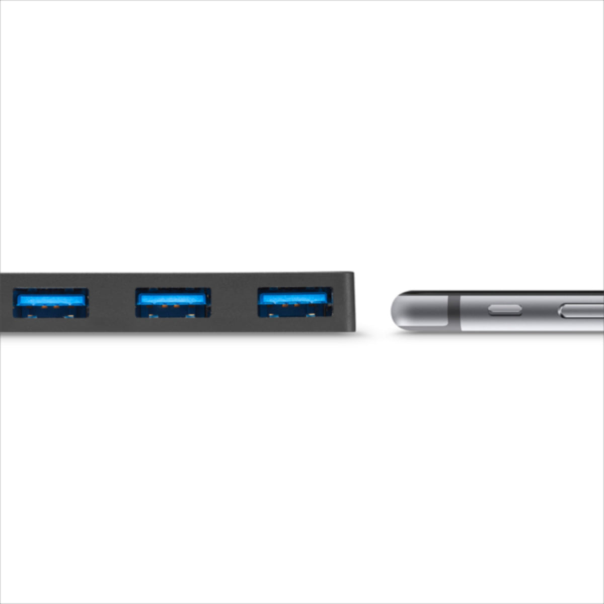 Anker Ultra Slim 4-port USB 3.0 hub črn