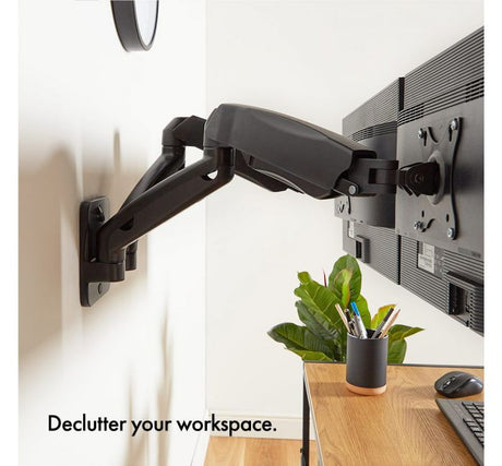 VonHaus stenski nosilec za dva monitorja