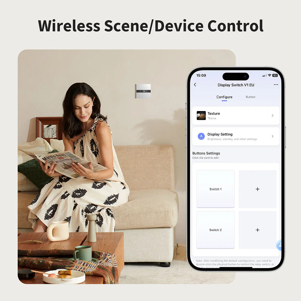 AQARA pametno stikalo s zaslonom V1 (WS-K02D)