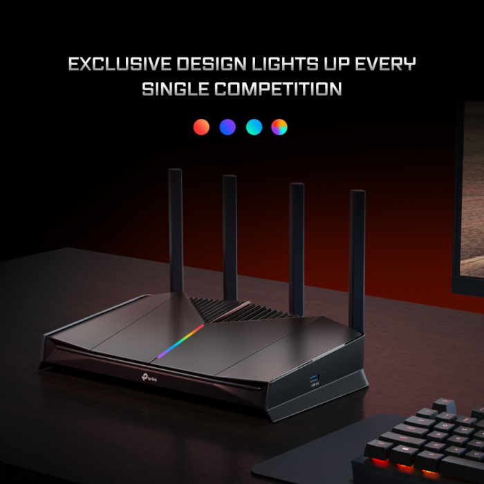 TP-LINK Archer GE230 – BE3600 dvopasovni Wi-Fi 7 USB 3.0 2.5 Gbps gaming usmerjevalnik