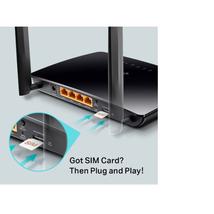 TP-LINK Archer MR400 AC1200 brezžični Dual Band 4G LTE usmerjevalnik, SIM
