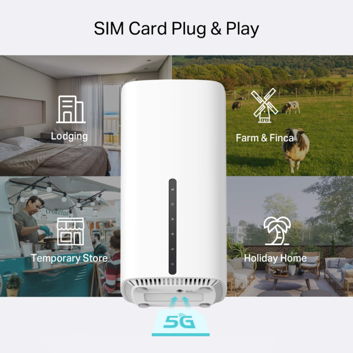 TP-LINK Archer NX200 5G AX1800 dvopasovni Wi-Fi 6 Gigabit usmerjevalnik