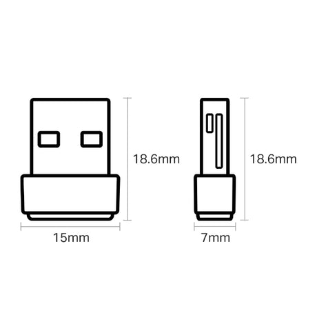 TP-LINK Archer T2U Nano 600Mbps brezžična USB mrežna kartica