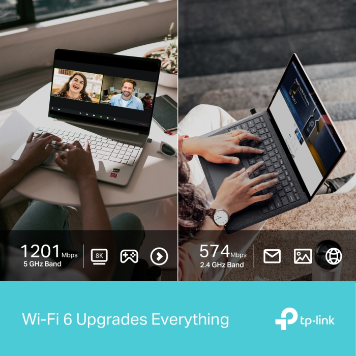 TP-LINK AX1800 Wi-Fi 6 Nano brezžična USB mrežna kartica