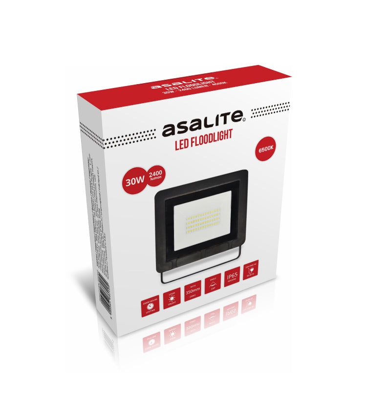 ASALITE LED reflektor 30W 6500K, 2400Lm