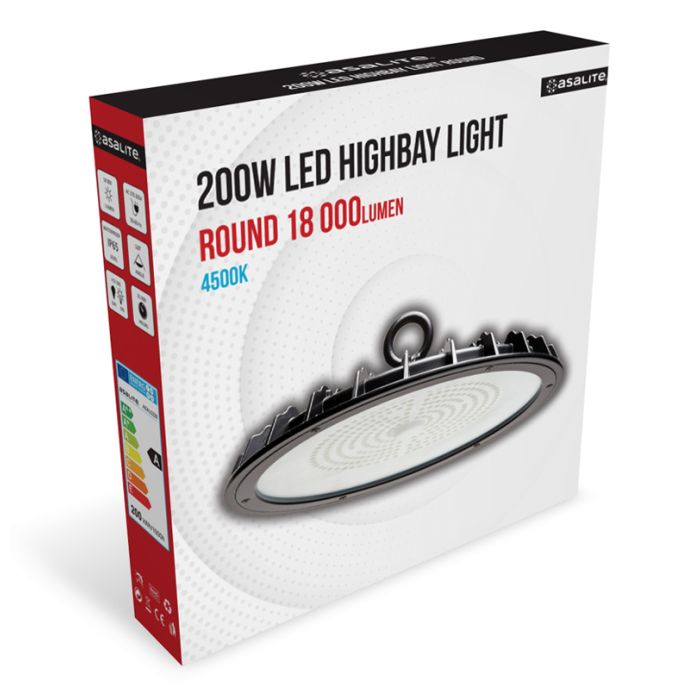 ASALITE LED stropna svetilka HIGHBAY, 150W, 4500K, 13.500lm