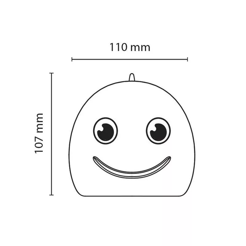 Asalite LED nočna svetilka Sea Fish 1W