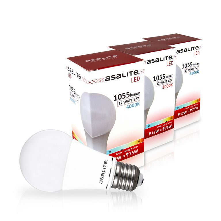ASALITE LED sijalka E27 12W 3000K 1055lm