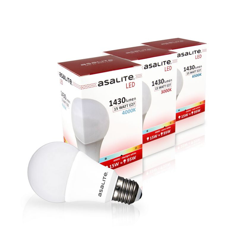 ASALITE LED sijalka E27 15W 3000K 1430lm
