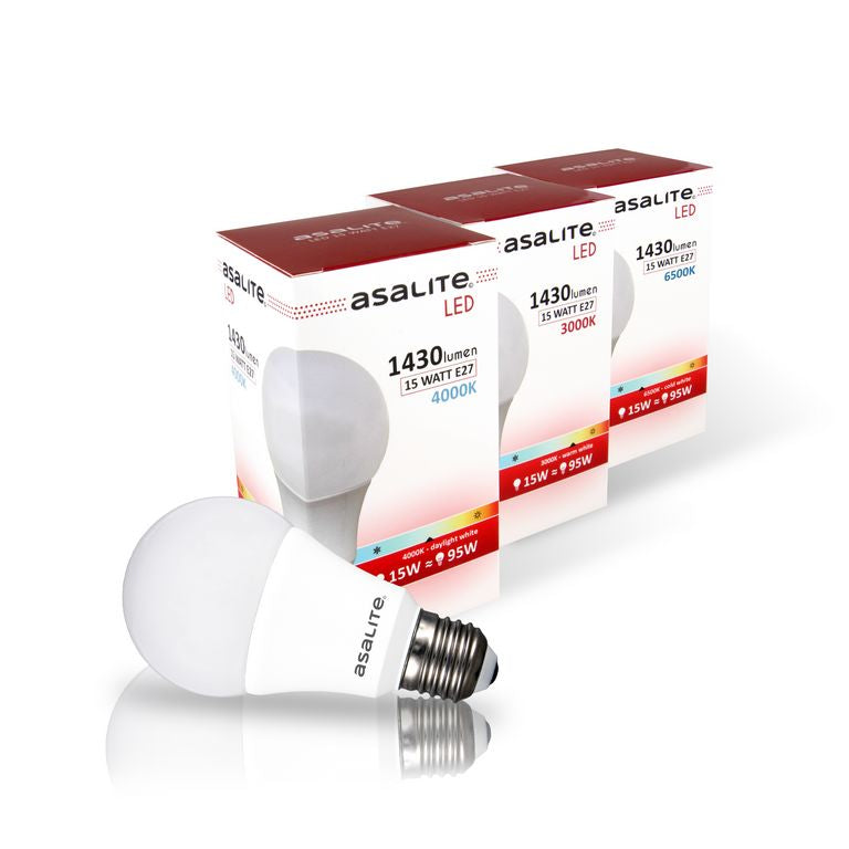 ASALITE LED sijalka E27 15W 6500K 1430lm