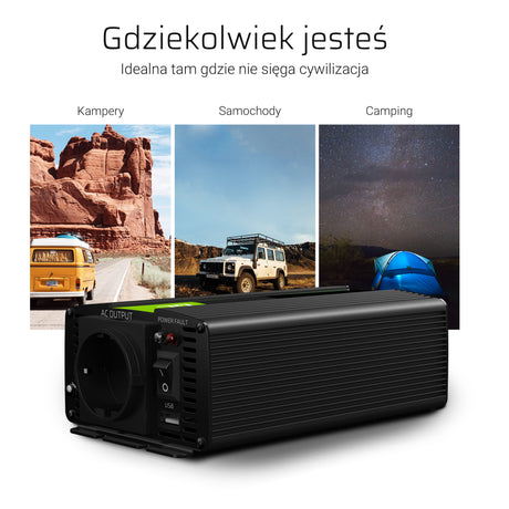 Green Cell pretvornik moči 24V  do230V 300W/600W spremenjen sinusni val