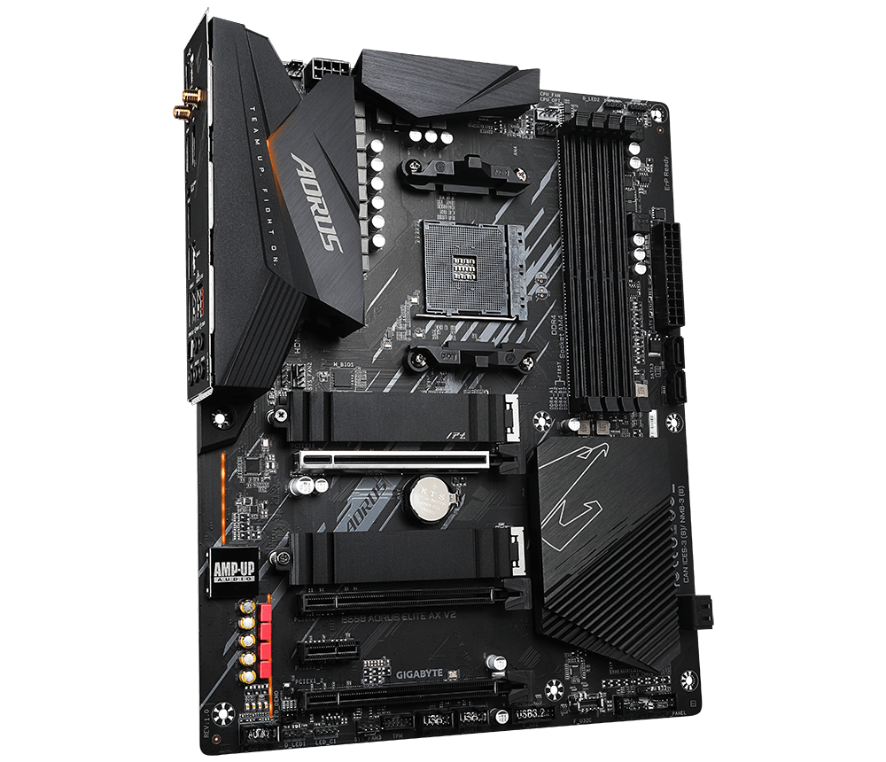 GIGABYTE B550 AORUS ELITE AX V2, DDR4, SATA3, USB3.2Gen2, DP, 2.5GbE, WIFI, AM4 ATX