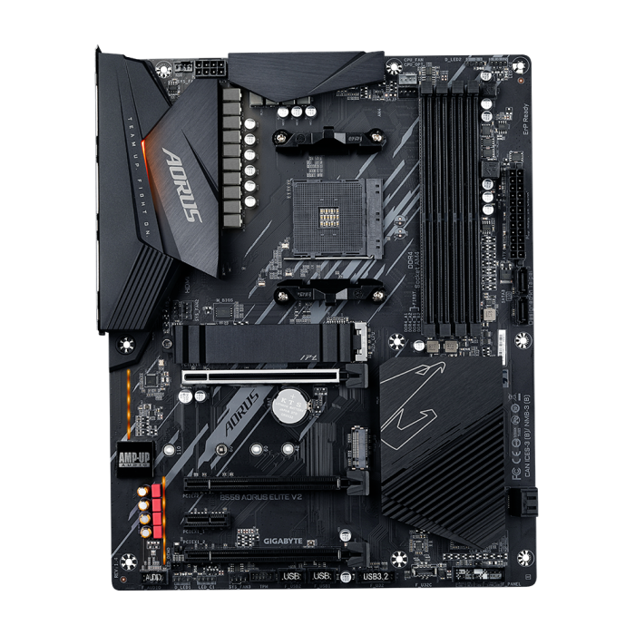 GIGABYTE B550 AORUS ELITE V2, DDR4, SATA3, USB3.2Gen2, DP, 2.5GbE, AM4 ATX