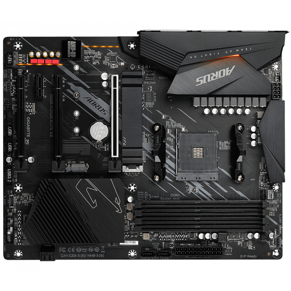 GIGABYTE B550 AORUS ELITE V2, DDR4, SATA3, USB3.2Gen2, DP, 2.5GbE, AM4 ATX
