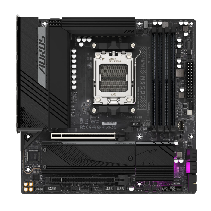 GIGABYTE B650M AORUS ELITE, DDR5, SATA3, USB3.2Gen2x2, DP, 2.5GbE, AM5 mATX