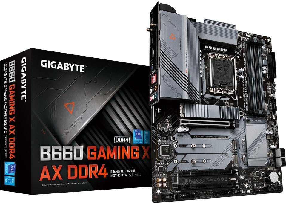 GIGABYTE B660 GAMING X AX DDR4, DDR4, SATA3, USB3.2Gen2, DP, WIFI 6, LGA1700 ATX