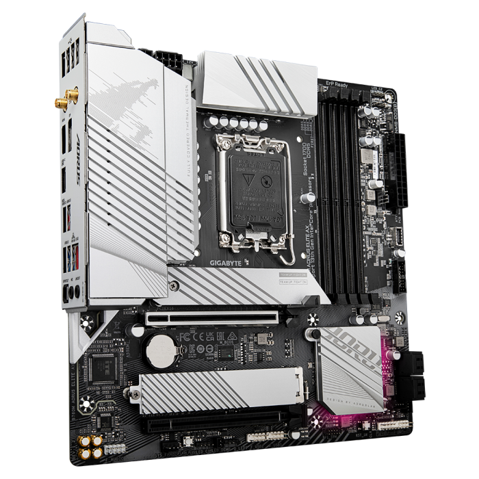 GIGABYTE B760M AORUS Elite AX, DDR5, SATA3, USB3.2Gen2x2, DP, WiFi 6E, LGA1700 mATX