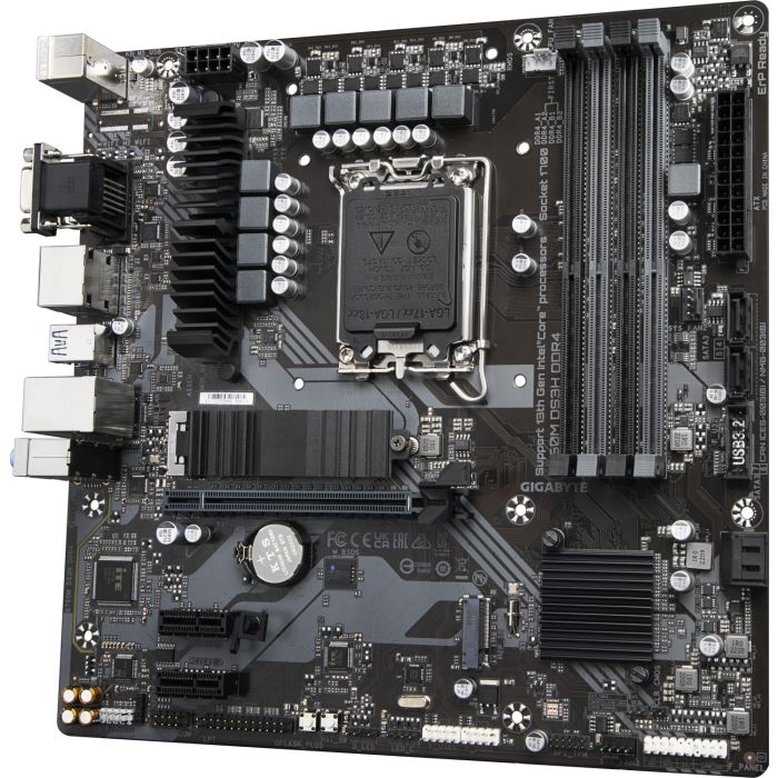 GIGABYTE B760M DS3H DDR4, DDR4, SATA3, USB3.2Gen2, DP, LGA1700 mATX