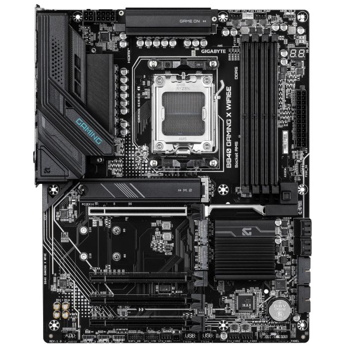 GIGABYTE B840 GAMING X WIFI6E, DDR5, SATA3, USB3.2Gen2, DP, 2.5GbE, Wi-Fi 6E, AM5 ATX