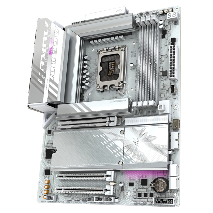 GIGABYTE B860 AORUS ELITE WF7 ICE, DDR5, SATA3, USB4, DP, Wi-Fi 7, LGA1851 ATX