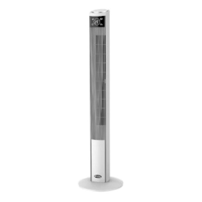 Be Cool Stolpni ventilator 121cm bele barve