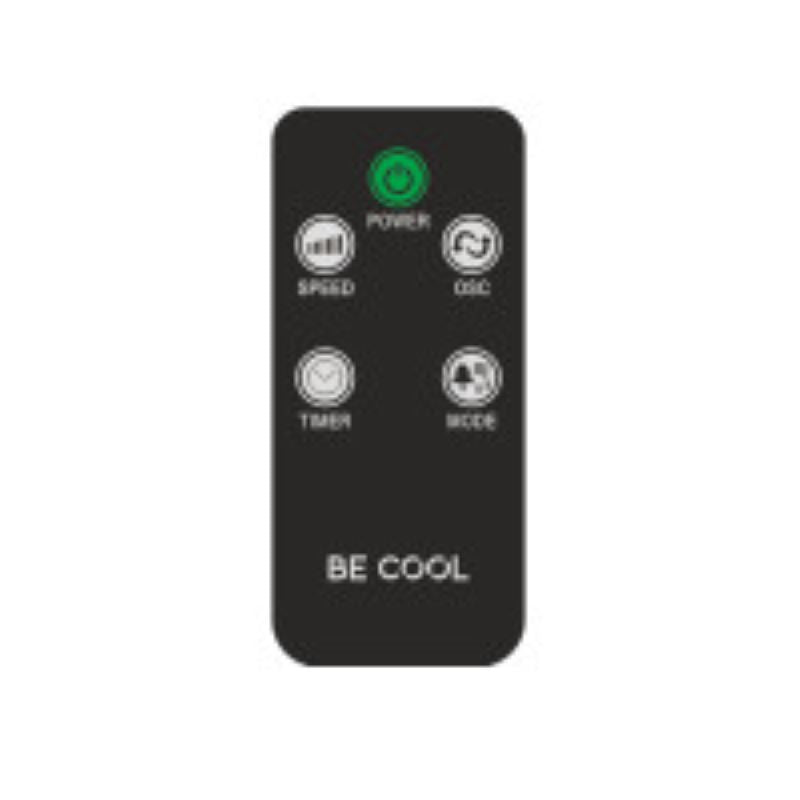 Be Cool Stolpni ventilator 74,5 cm z daljinskim upravljalnikom