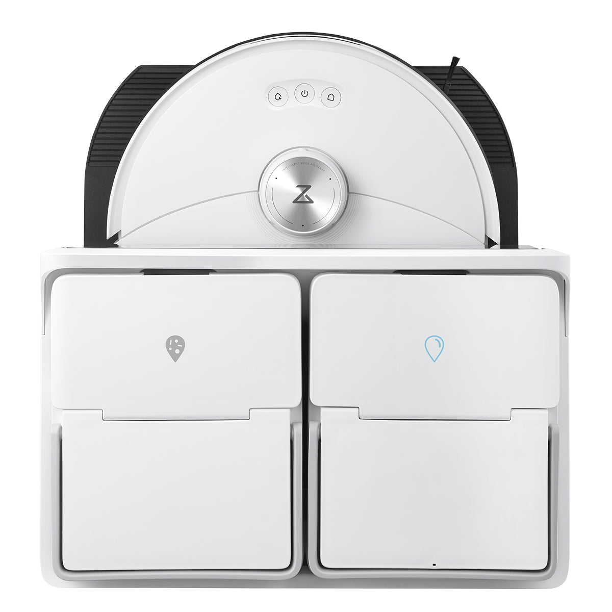 Roborock S8 MaxV Ultra z 8v1 RockDock samočistilno postajo, bel