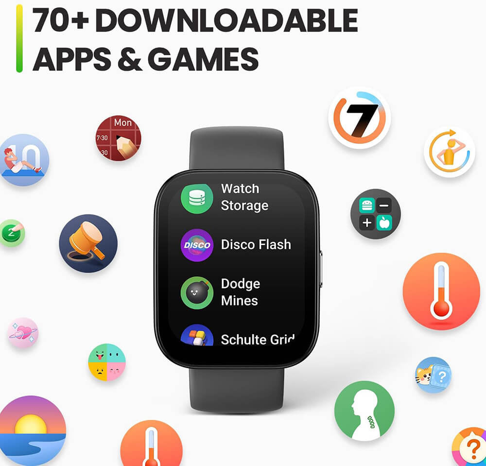 Amazfit Bip 5 pametna ura, črna