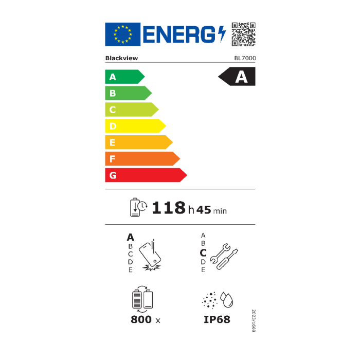 Blackview pametni robustni telefon BL7000 8/256GB, črn