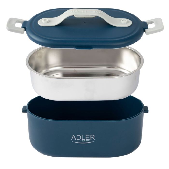 Adler električna posoda za malico 0,8 l modra