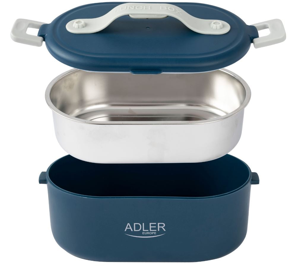 Adler električna posoda za malico 0,8 l modra