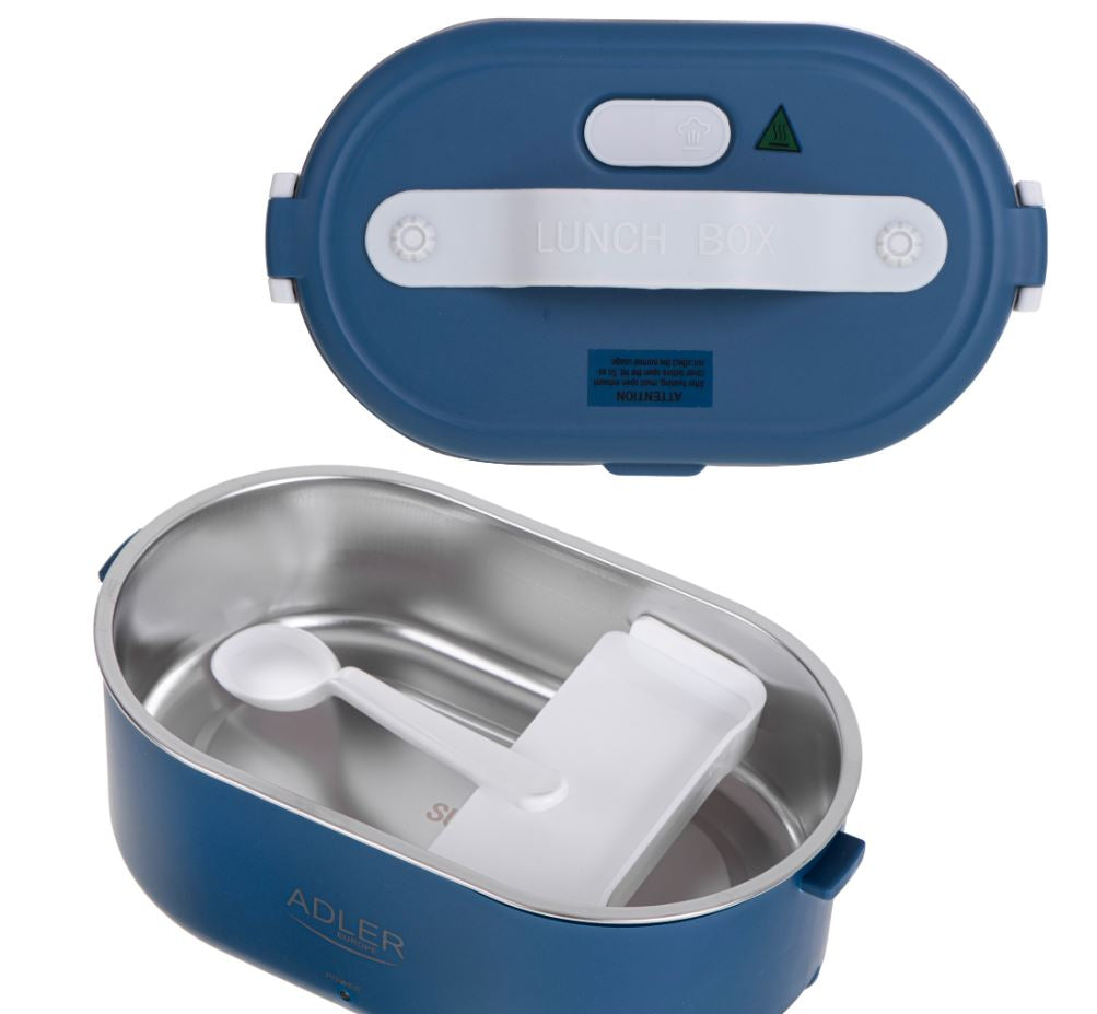 Adler električna posoda za malico 0,8 l modra