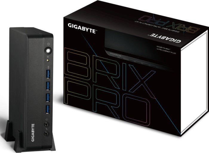 GIGABYTE BRIX PC NUC kit i5 1135G7, M.2 NVMe, 2.5 GbE, Wi-Fi 6 / BT5.2, Thunderbolt 4/USB4.0