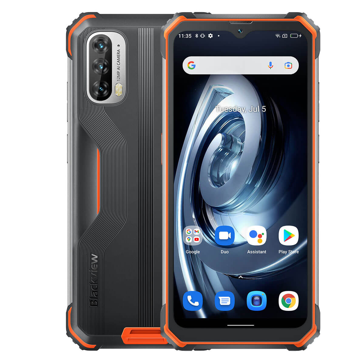 Blackview pametni robustni telefon BV7100 6GB+128GB, oranžen