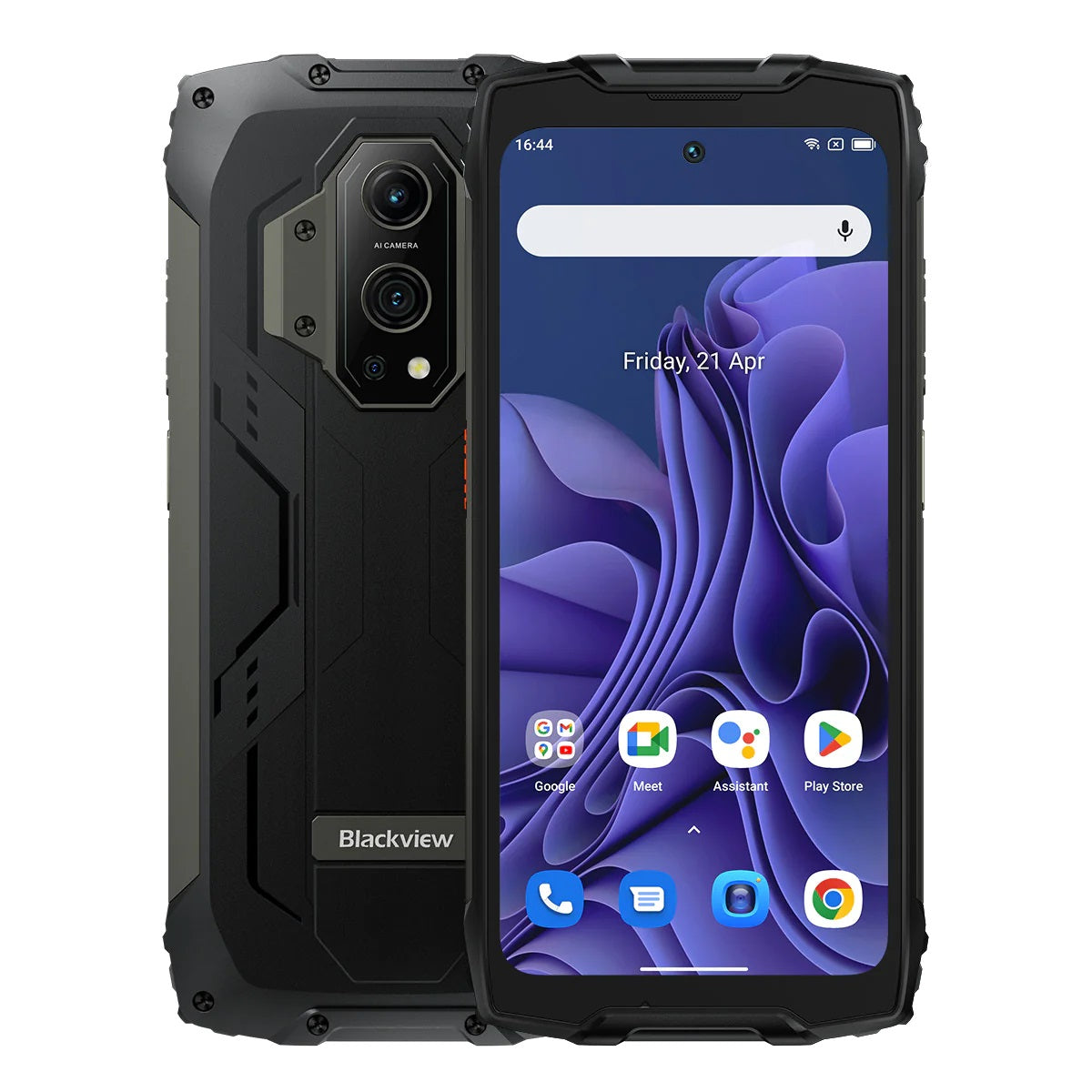 Blackview pametni robustni telefon BV9300 12GB+256GB z laserskim merilnikom razdalje, črn
