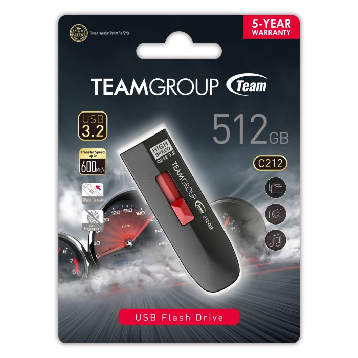 Teamgroup 512GB C212 USB 3.2 1000/800 MB/s spominski ključek