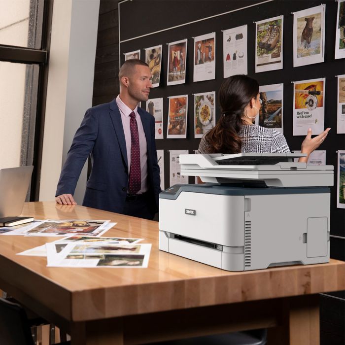 XEROX barvna A4 večfunkcijska naprava C235DNI, 22str/min, Wifi, USB, duplex, mreža