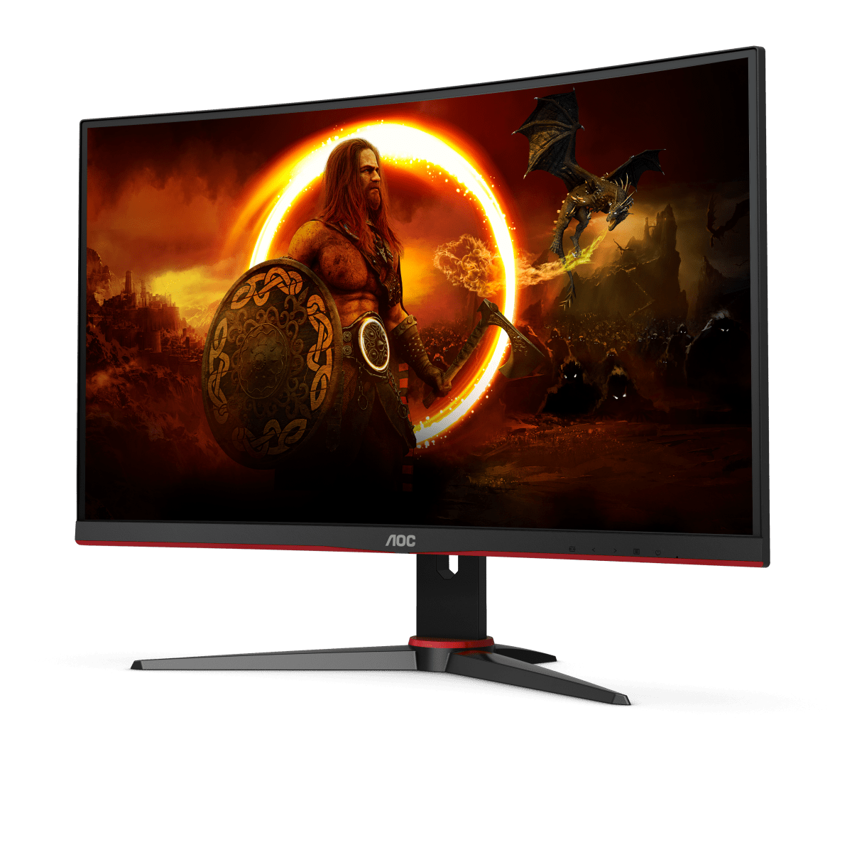 AOC C24G2AE 23,6'' 165Hz ukrivljen gaming monitor
