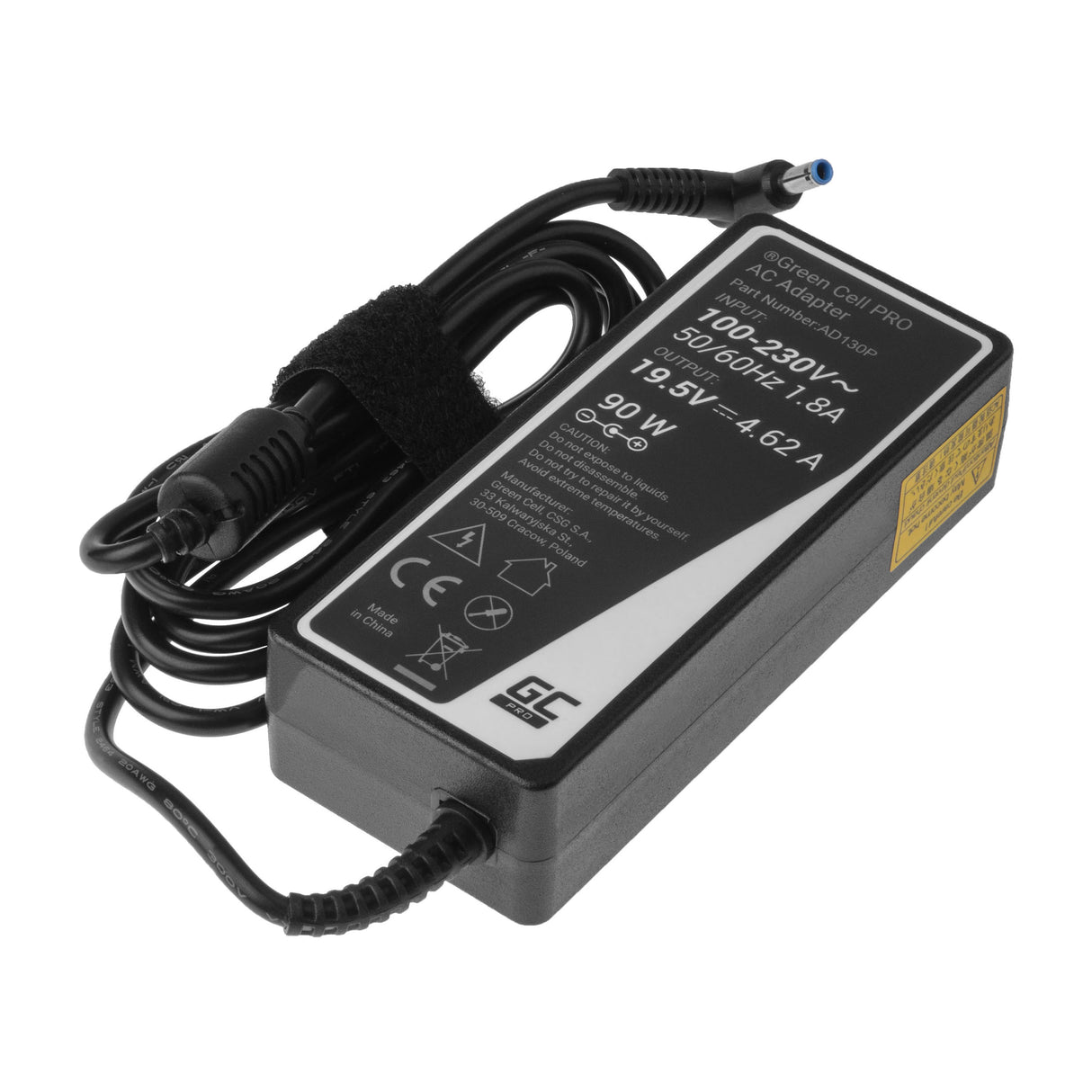 polnilec / AC Adapter Green Cell PRO 19.5V 4.62A 90W za HP 250 G2 ProBook 650 G2 G3 Pavilion 15-N 15-N025SW 15-N065SW 15-N070SW