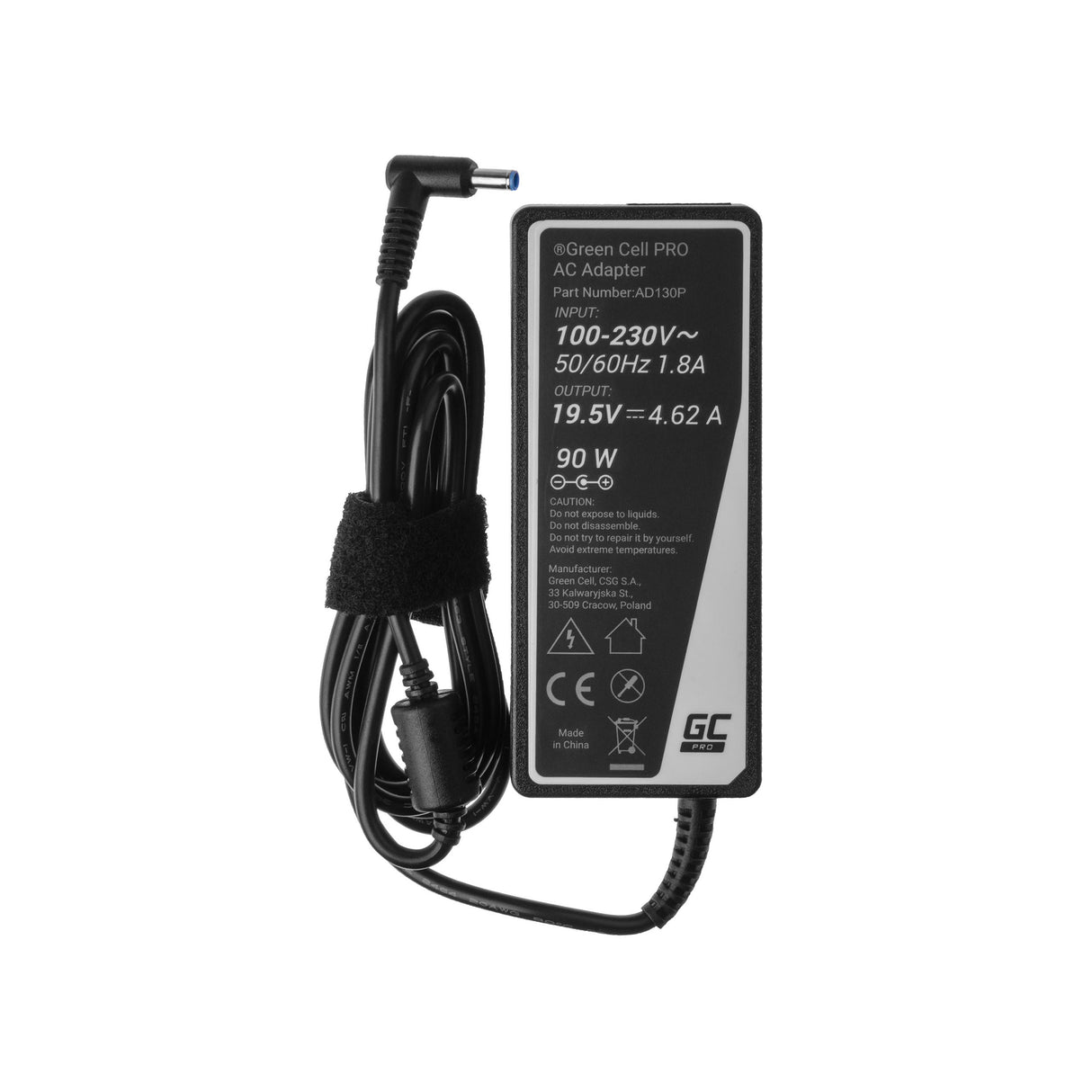 polnilec / AC Adapter Green Cell PRO 19.5V 4.62A 90W za HP 250 G2 ProBook 650 G2 G3 Pavilion 15-N 15-N025SW 15-N065SW 15-N070SW