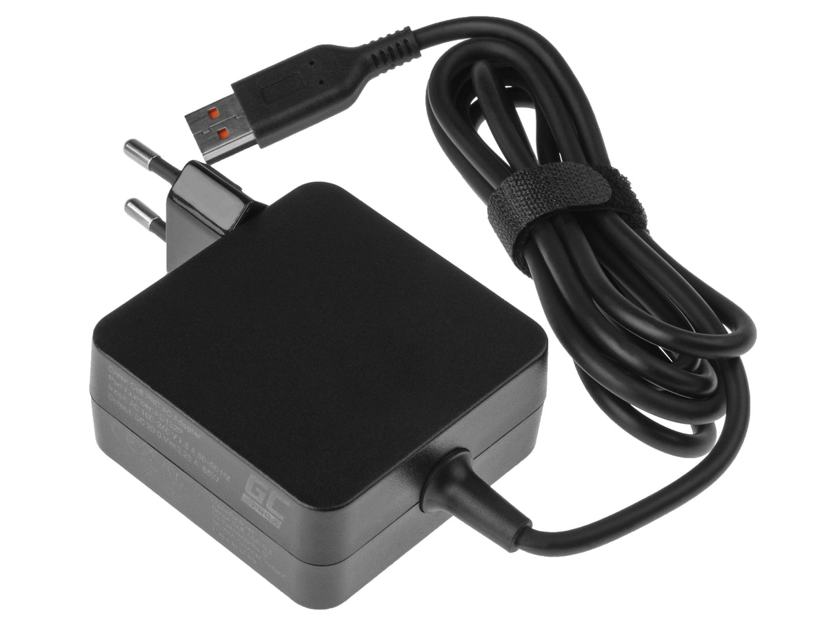 polnilec / AC Adapter Green Cell PRO 20V 3.25A 65W za Lenovo Yoga 4 Pro 700-14ISK 900-13ISK 900-13ISK2