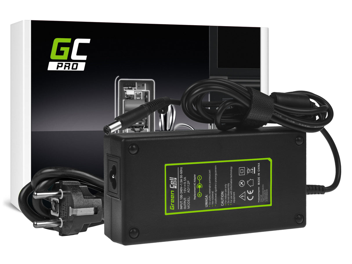 Green Cell PRO polnilec / AC Adapter 19V 9.5A 180W za HP EliteBook 8530p 8530w, HP All-in-one 200, HP Omni 200