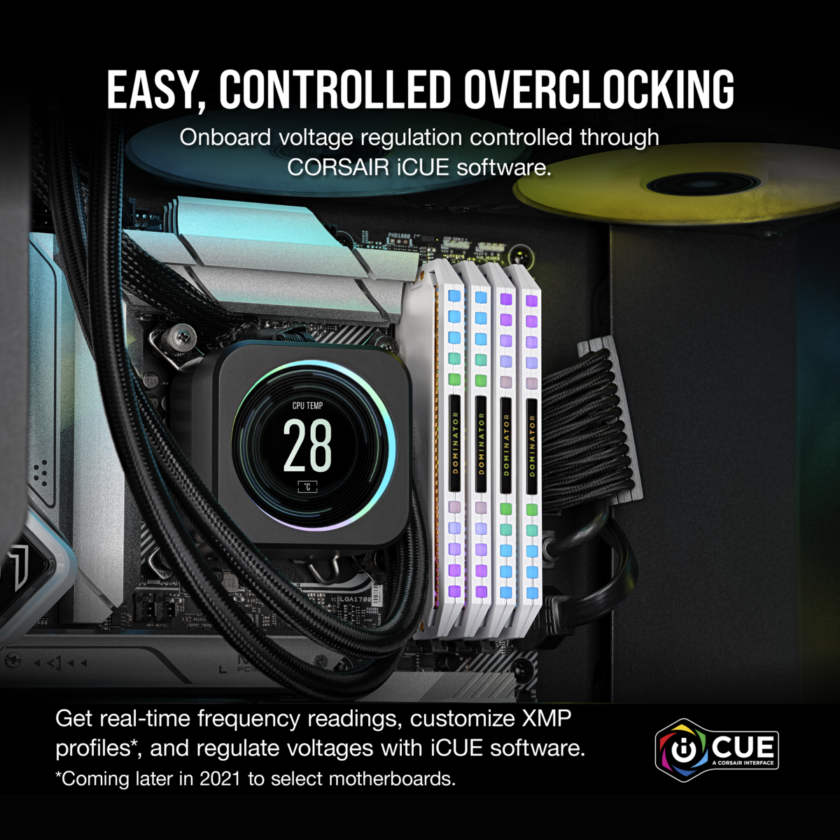 Corsair DOMINATOR PLATINUM RGB 32GB (2x16GB) DDR5 5600MHz PC5-44800 CL36, 1.25V