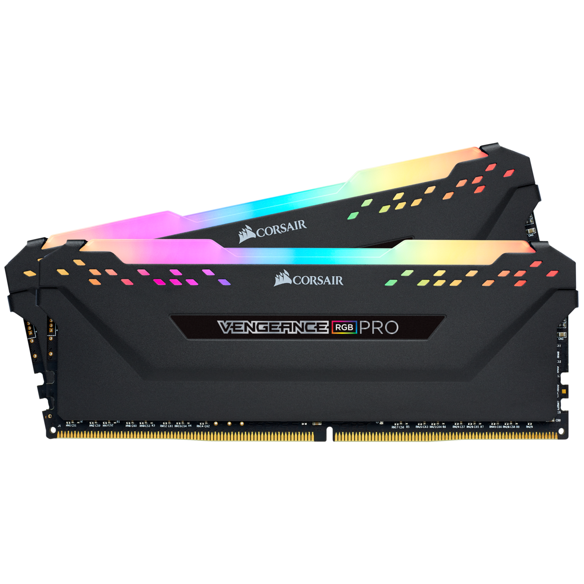 Corsair VENGEANCE RGB PRO 16GB (2 x 8GB) DDR4 DRAM 3200MHz PC4-25600 CL16, 1.2V/1.35V