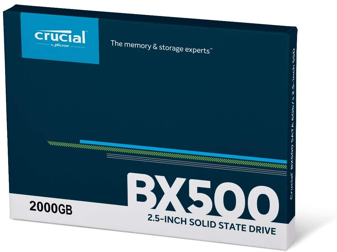 Crucial BX500 2TB 3D NAND SATA 2.5" SSD
