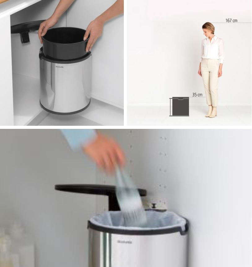 Brabantia vgradni koš za smeti BUILT-IN 15L