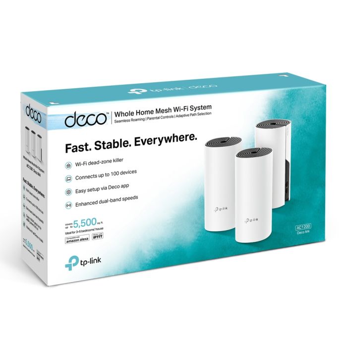TP-LINK brezžična dostopna točka DECO M4 AC1200 - 3 pack