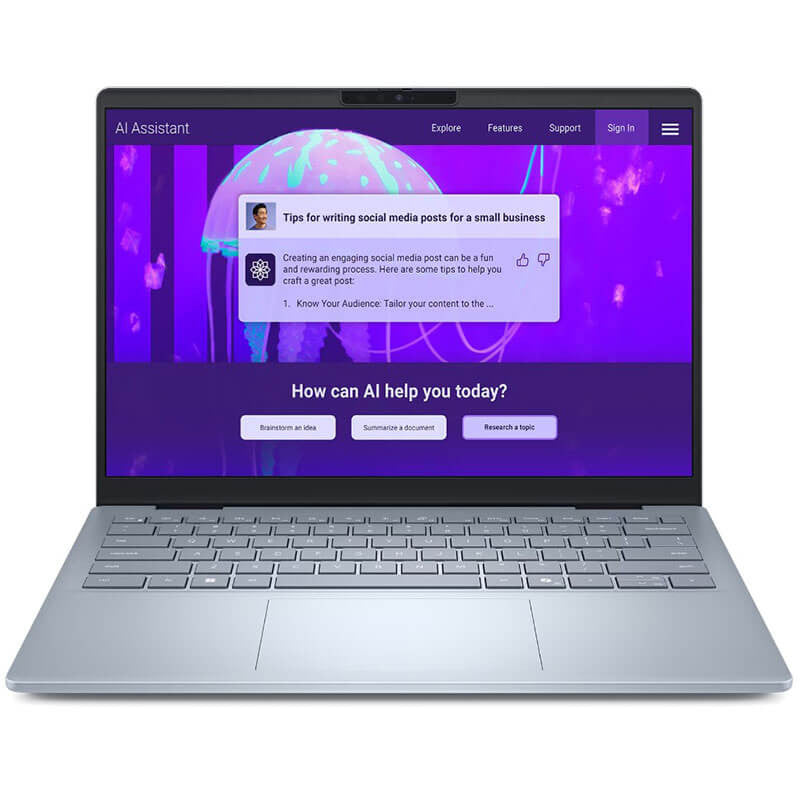 Prenosnik Dell 14 Plus DB14250, Ultra 7 256V, 16GB, 512GB, WQHD