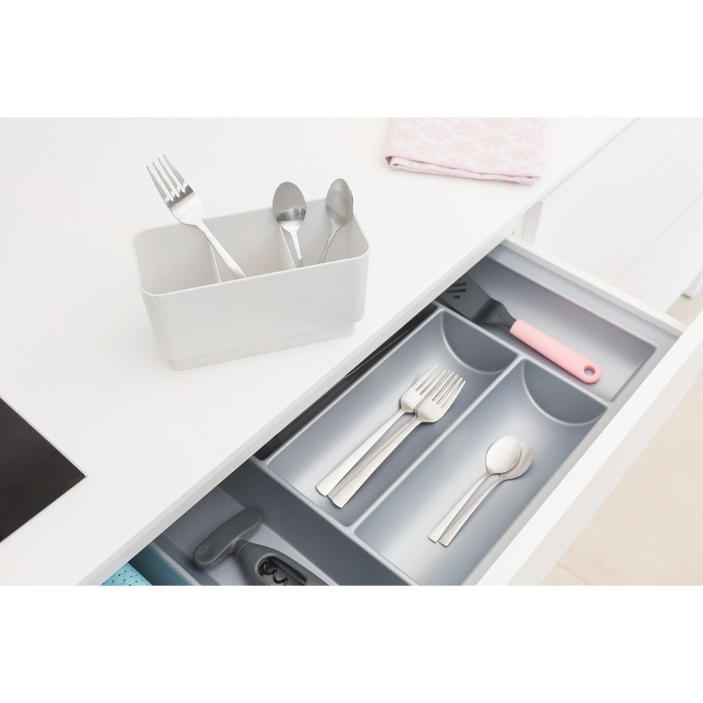 Brabantia podloga za sušenje posode svetlo siva