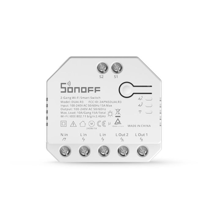 SONOFF pametno stikalo Wi-Fi 2-kanalni, nadzor motorja za rolete DUAL3